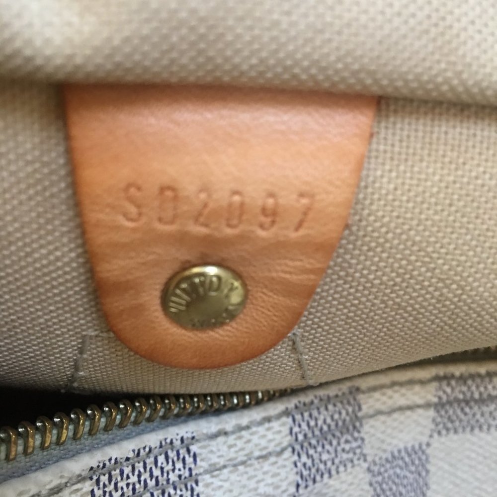 **SOLD ~ please do not buy** Louis Vuitton Speedy 30 Damier Azur - Picture 14 of 16